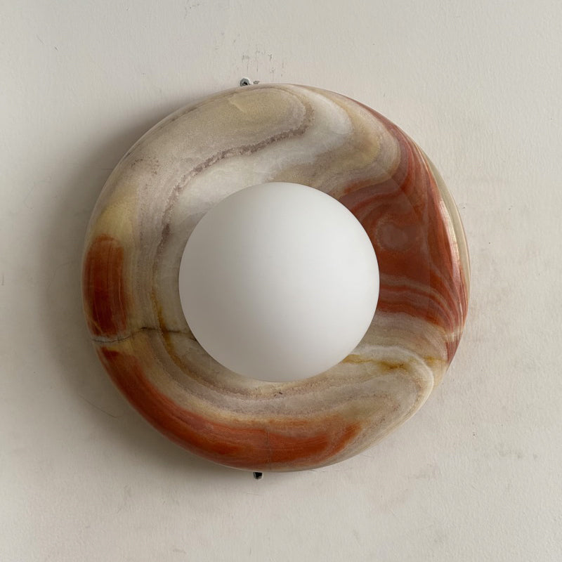 Orli Cyan Onyx Sconce