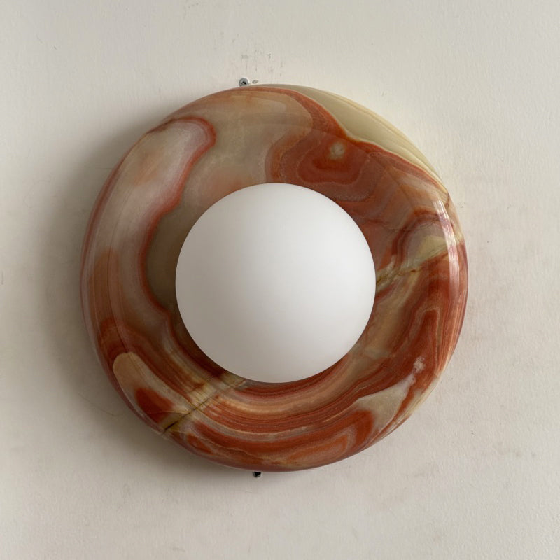 Orli Cyan Onyx Sconce