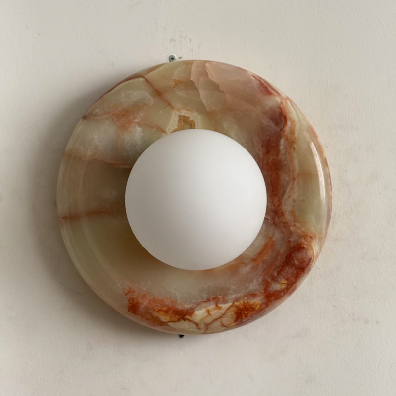 Orli Cyan Onyx Sconce