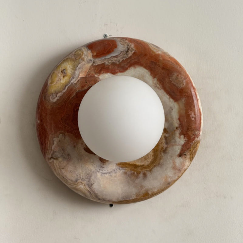 Orli Cyan Onyx Sconce