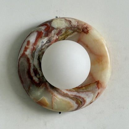 Orli Cyan Onyx Sconce