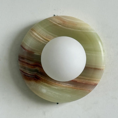 Orli Cyan Onyx Sconce