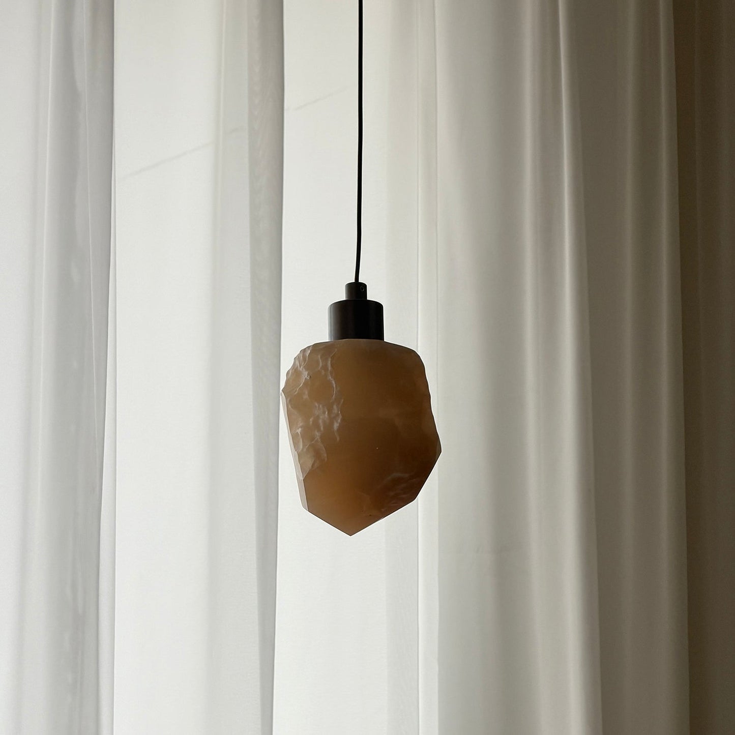 Solstice Nugget Alabaster Pendant Lamp