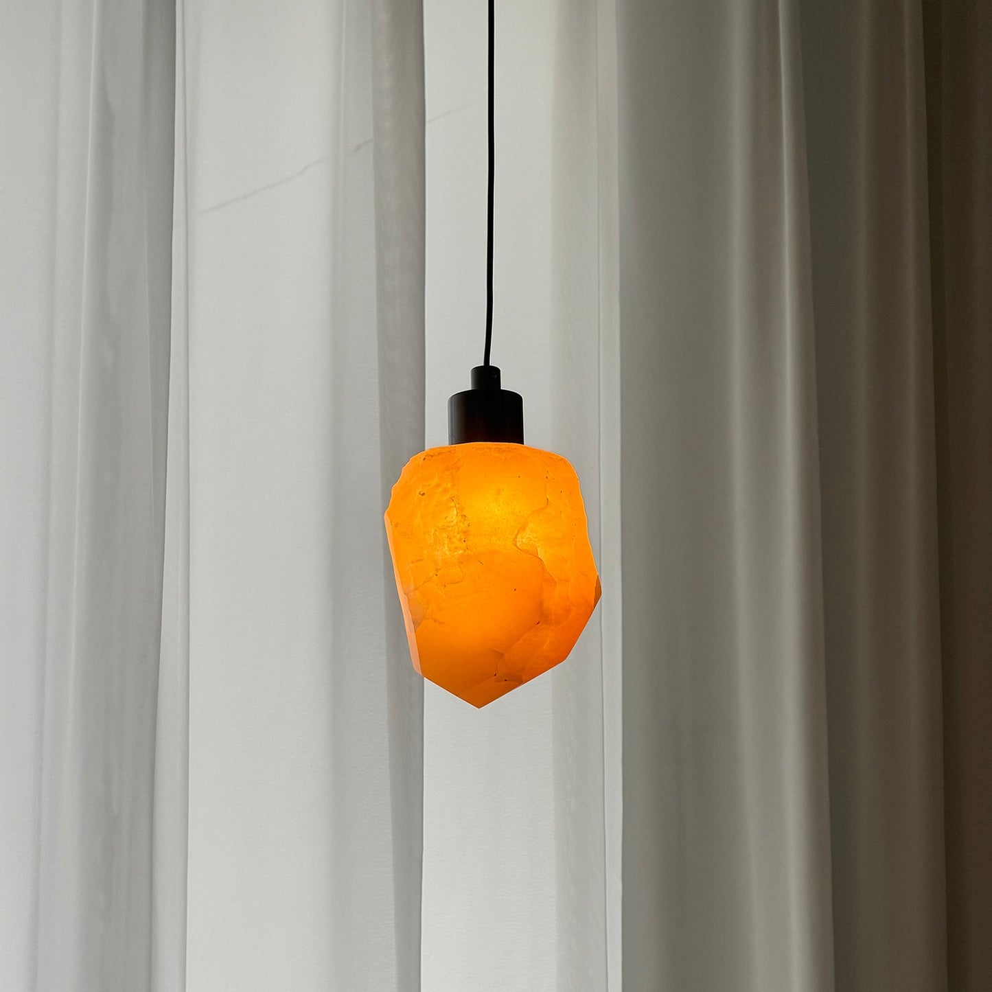 Solstice Nugget Alabaster Pendant Lamp
