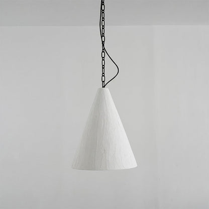 White Plaster Pendant Lamp