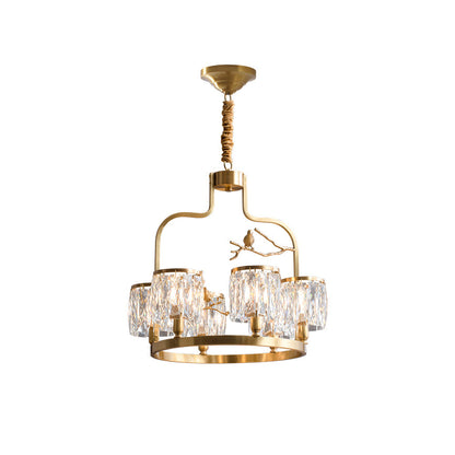 Crystal Bird Chandelier