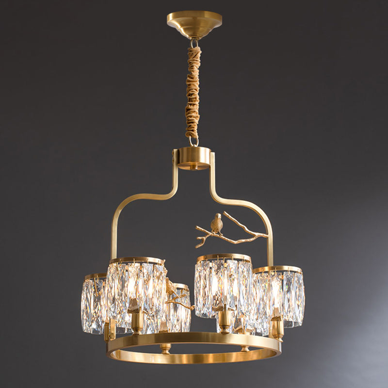 Crystal Bird Chandelier