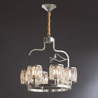 Crystal Bird Chandelier