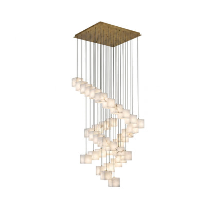 Alabaster Box Chandelier