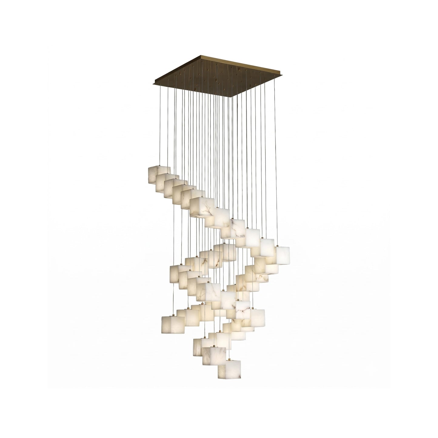 Alabaster Box Chandelier
