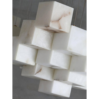 Alabaster Box Chandelier