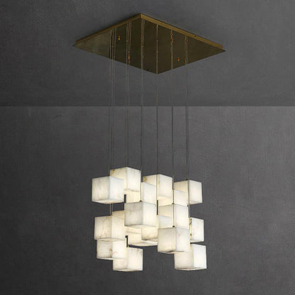 Alabaster Box Chandelier