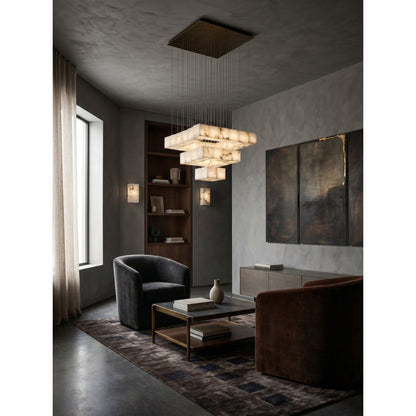 Alabaster Box Chandelier
