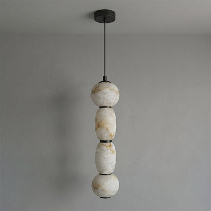Alabaster Pendulous Pearl Pendant Lamp