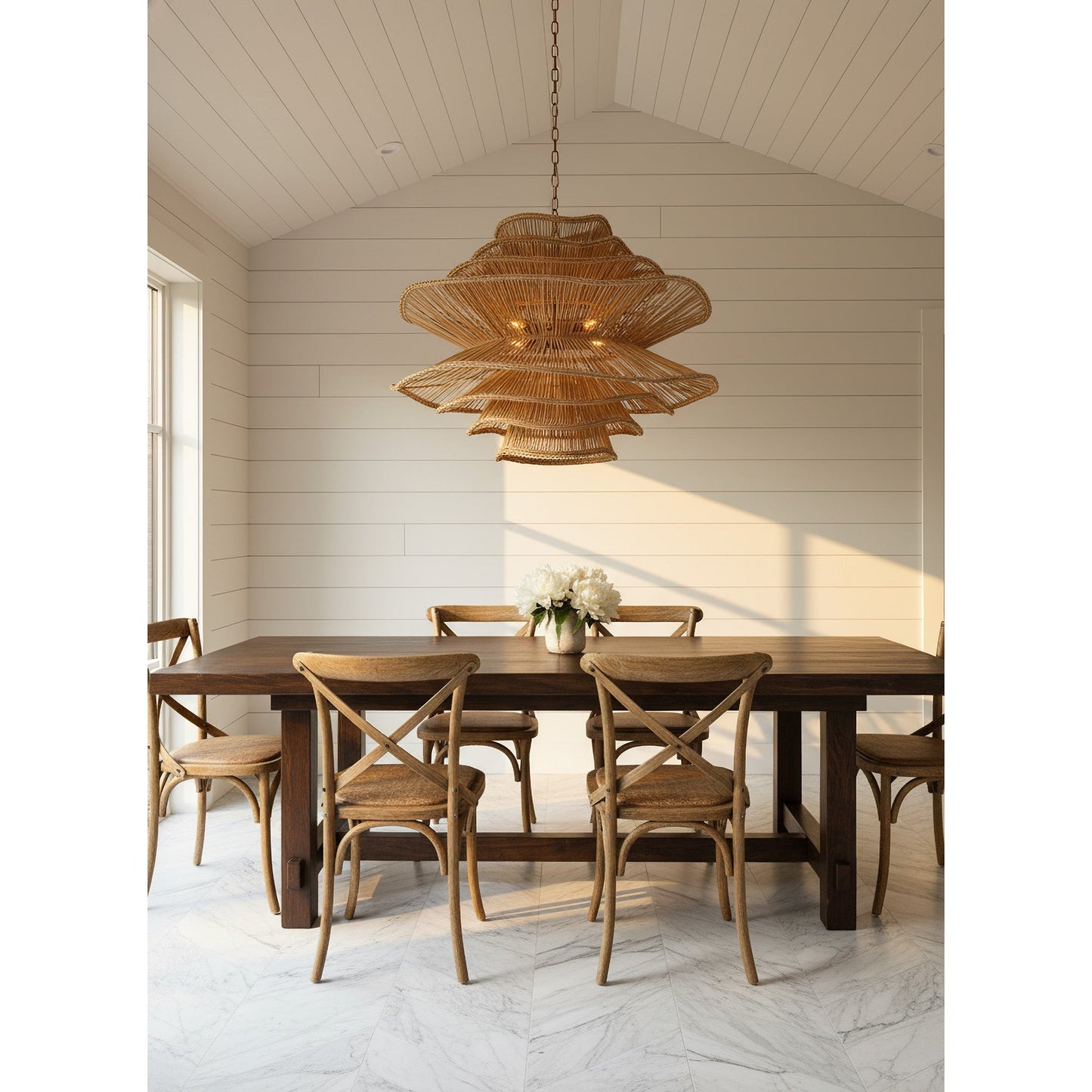 Alondra Rattan Chandelier