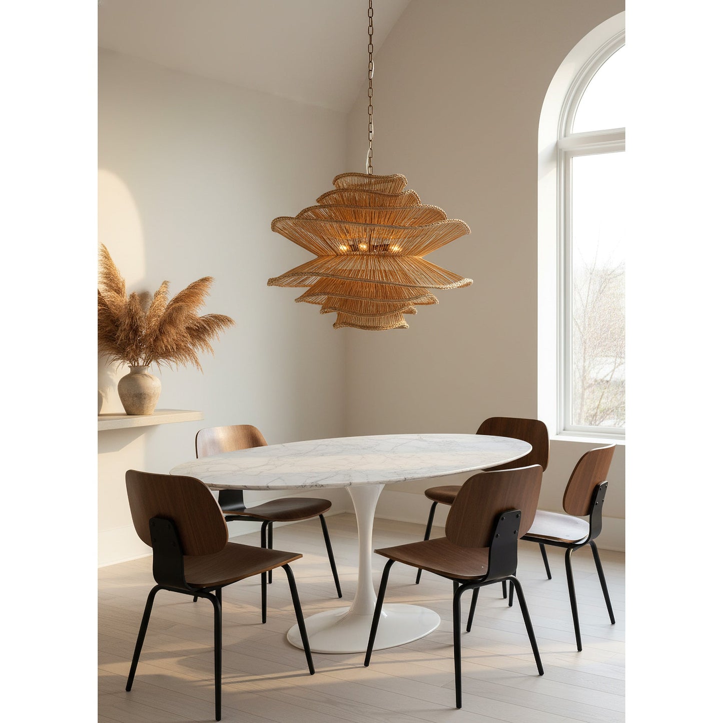 Alondra Rattan Chandelier