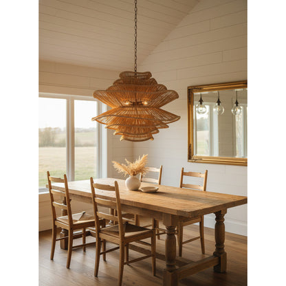 Alondra Rattan Chandelier