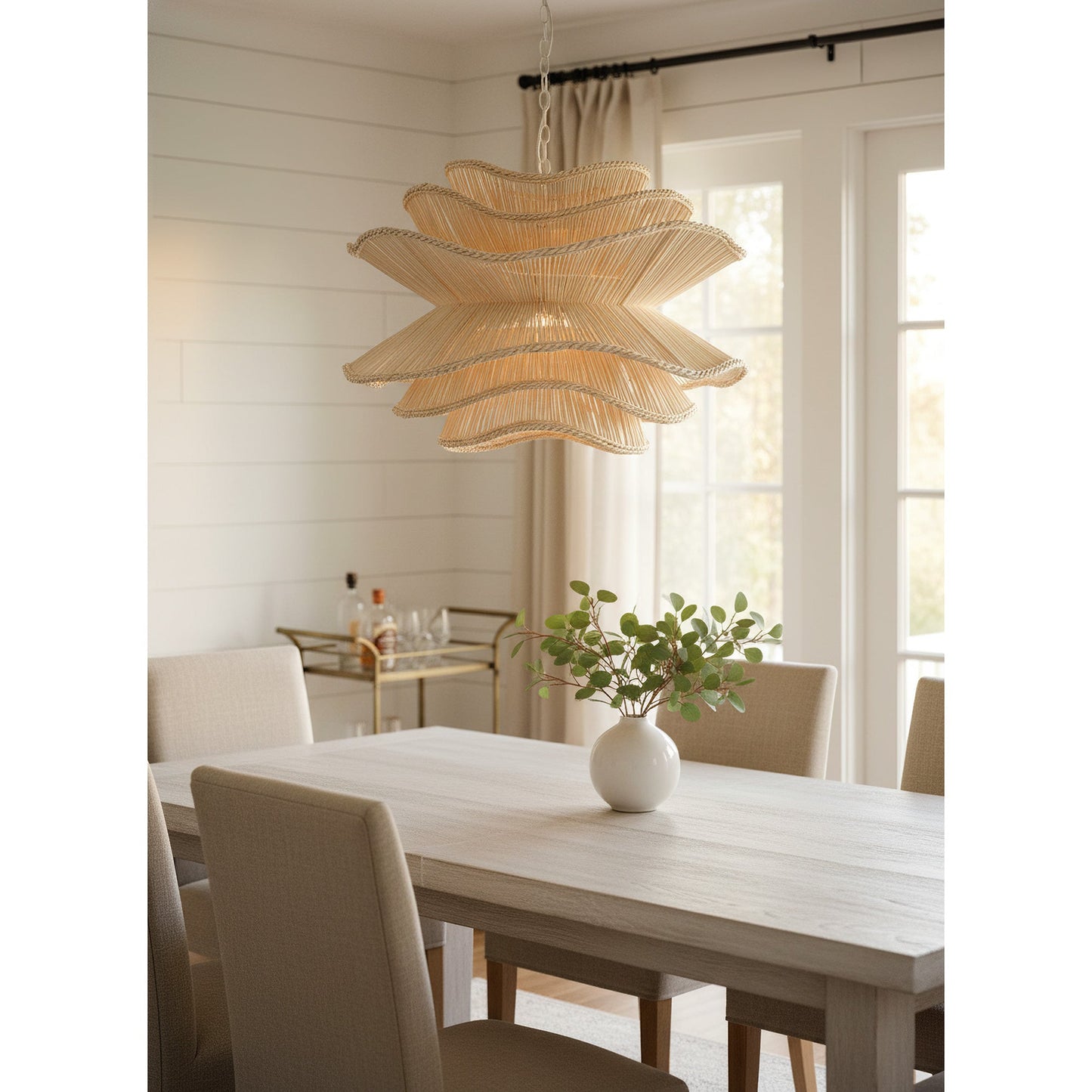 Alondra Rattan Chandelier