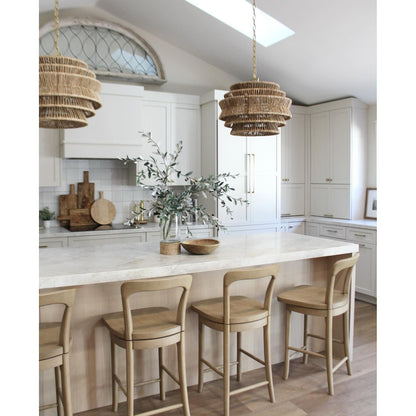 Antigua Rattan Drum Pendant Lamp