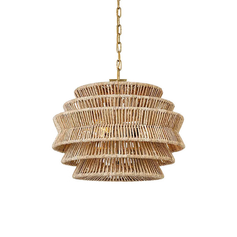 Antigua Rattan Drum Pendant Lamp