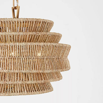 Antigua Rattan Drum Pendant Lamp