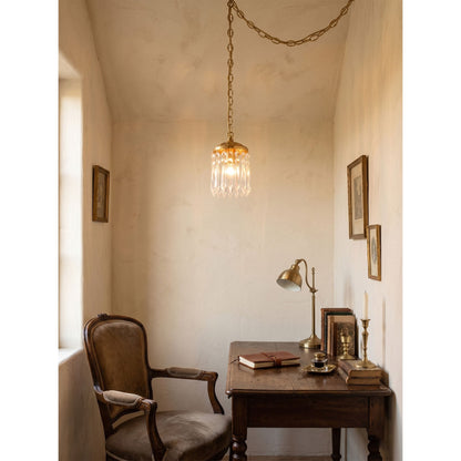 Antler Crystal Pendant Lamp