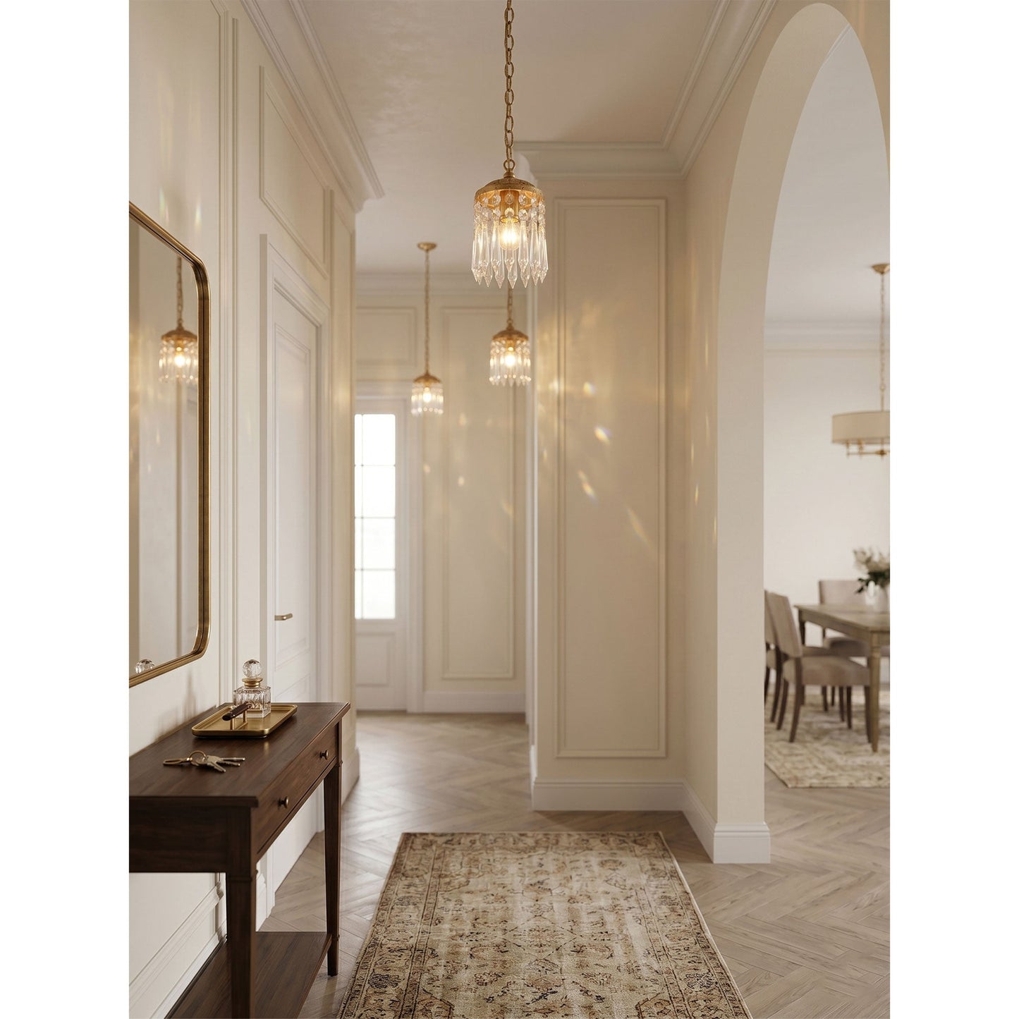 Antler Crystal Pendant Lamp