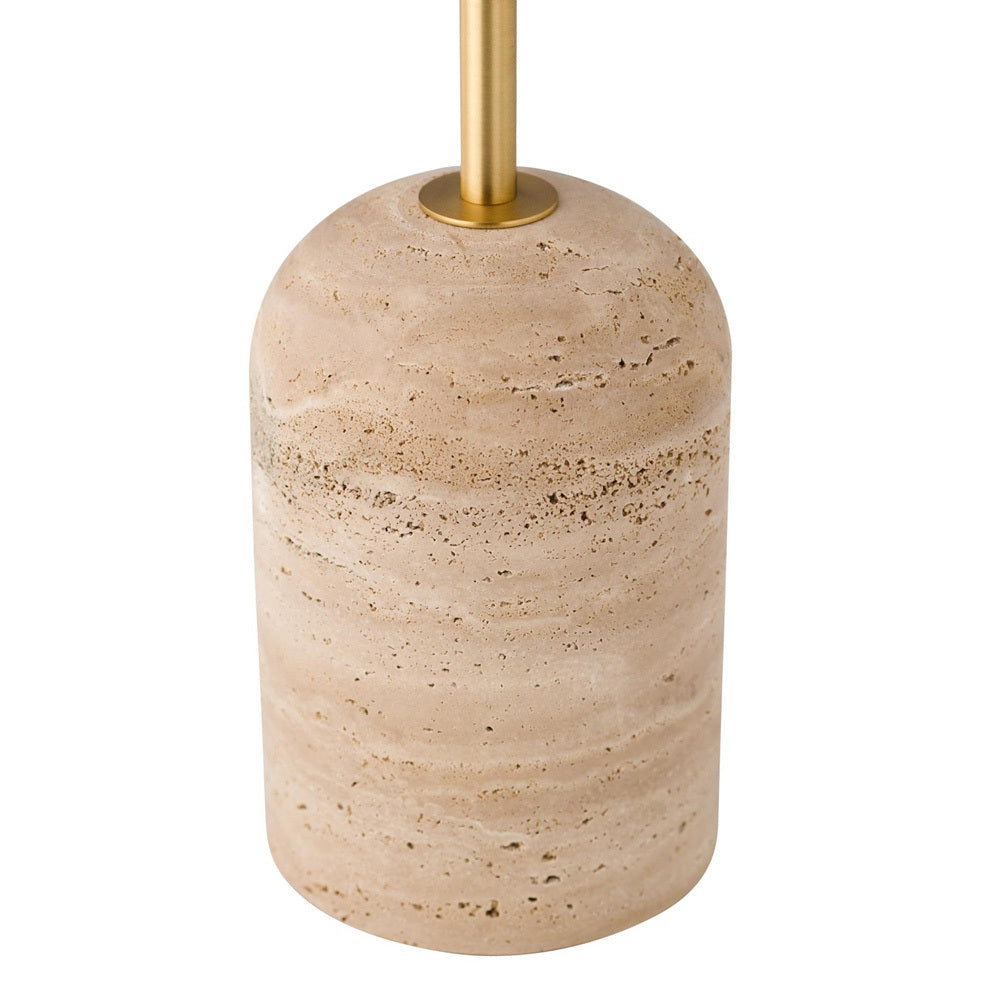 Aseneth Travertine Floor Lamp