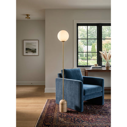 Aseneth Travertine Floor Lamp