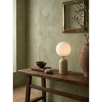 Aseneth Travertine Table Lamp