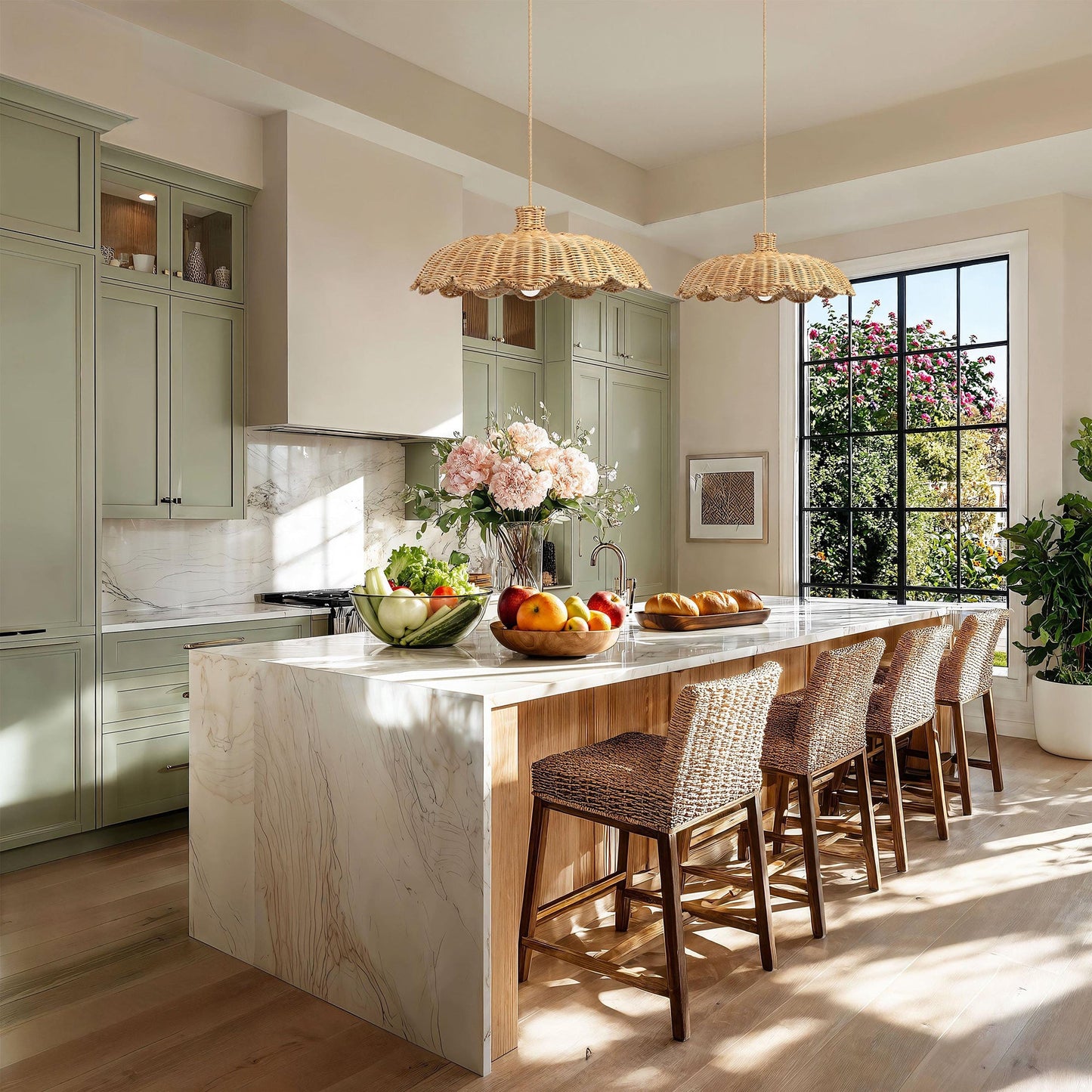 Aurelia Rattan Pendant Lamp