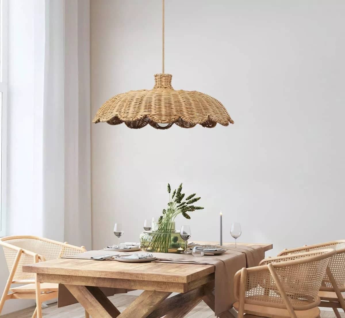 Aurelia Rattan Pendant Lamp