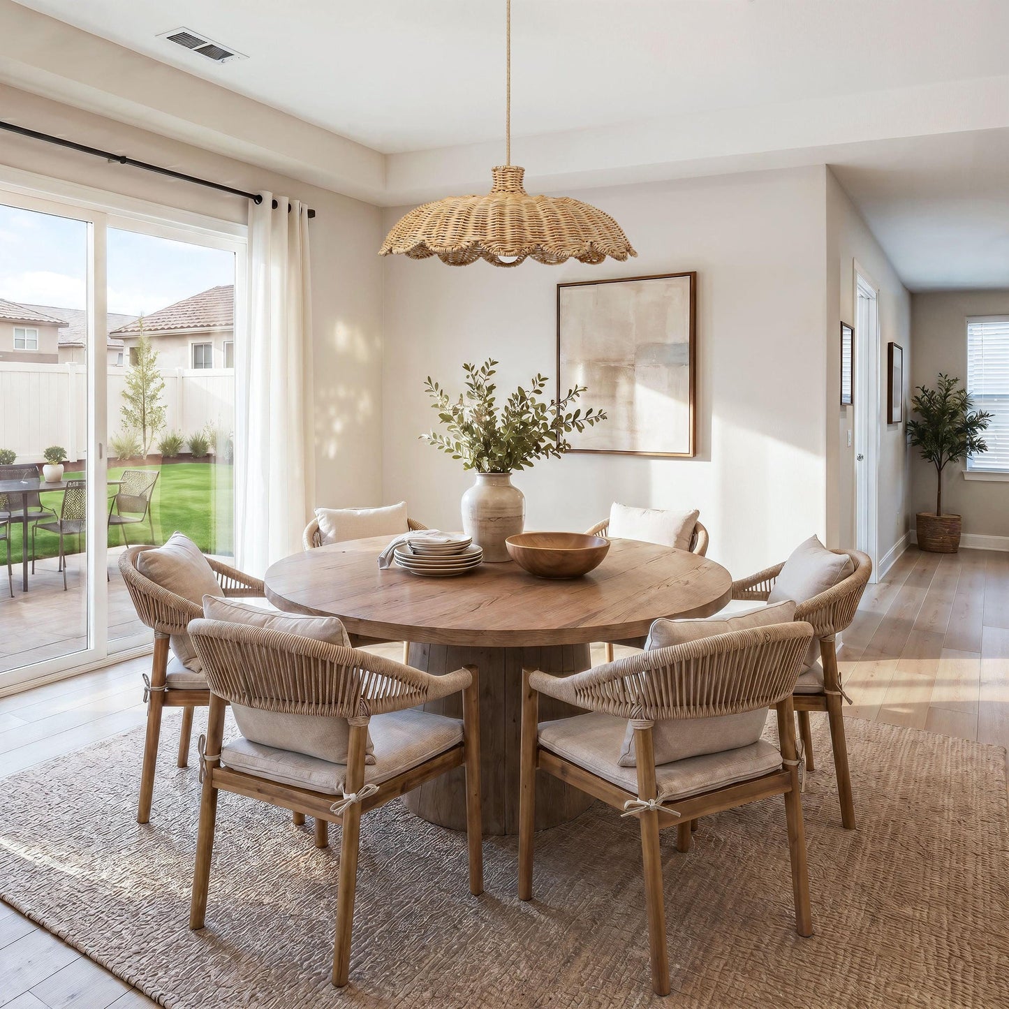Aurelia Rattan Pendant Lamp