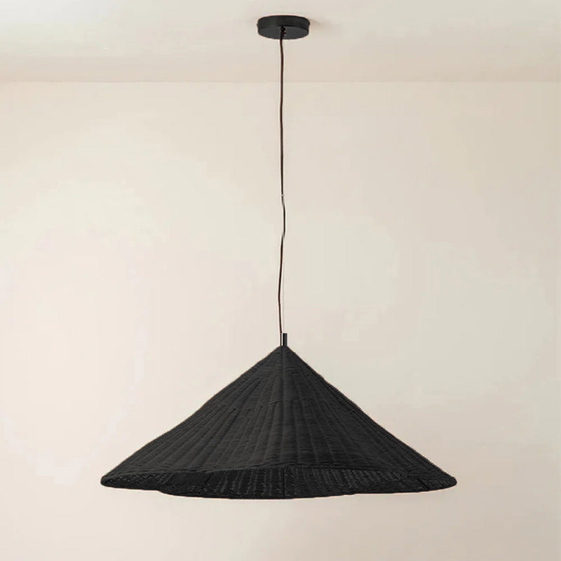 Bardi Scalloped Rattan Pendant Lamp