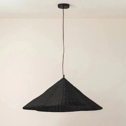 Bardi Scalloped Rattan Pendant Lamp