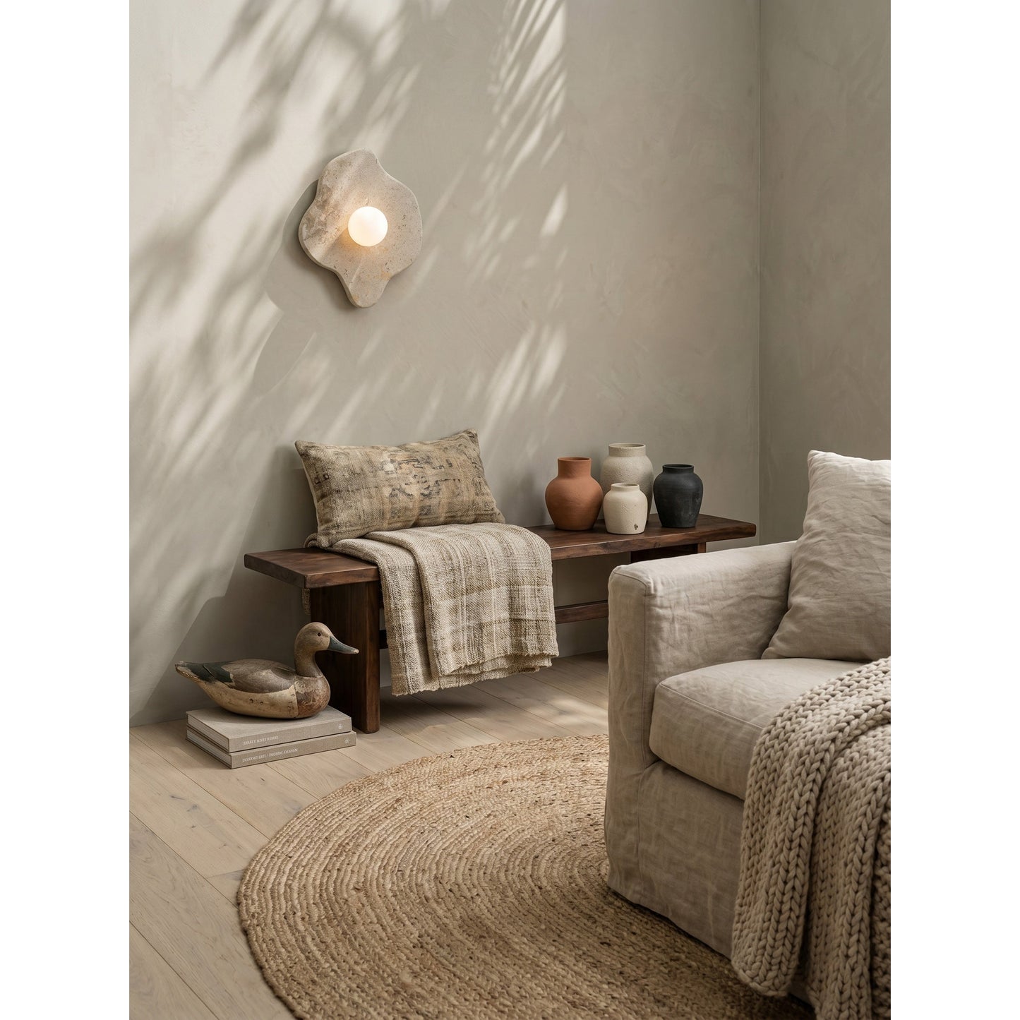 Blob Marble Wall Sconce