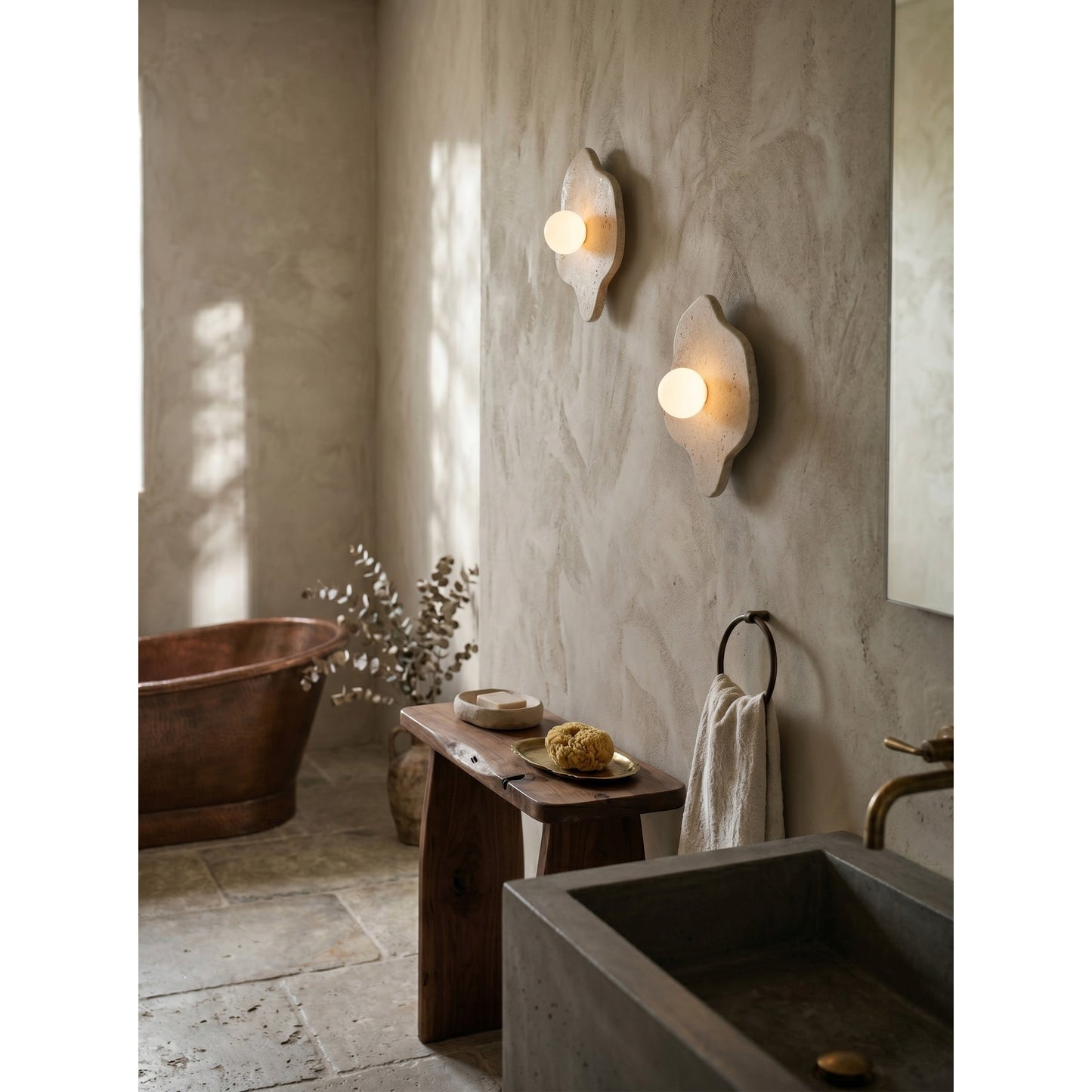 Blob Marble Wall Sconce
