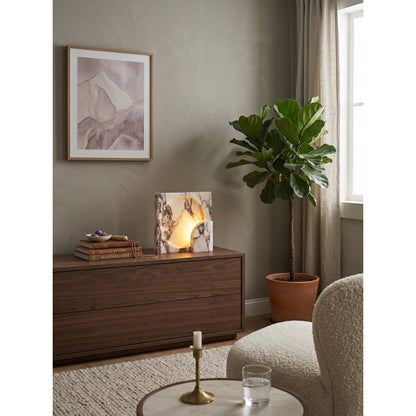 Block Piece Marble Table Lamp