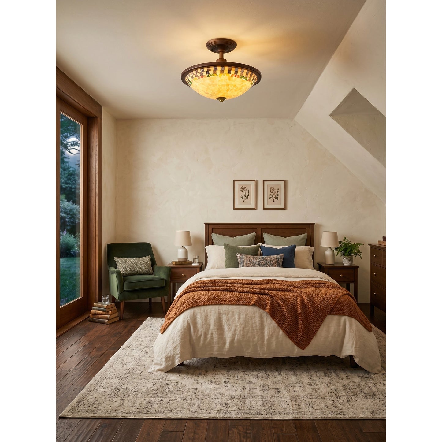 Bradshaw Mosaic Flush Mount
