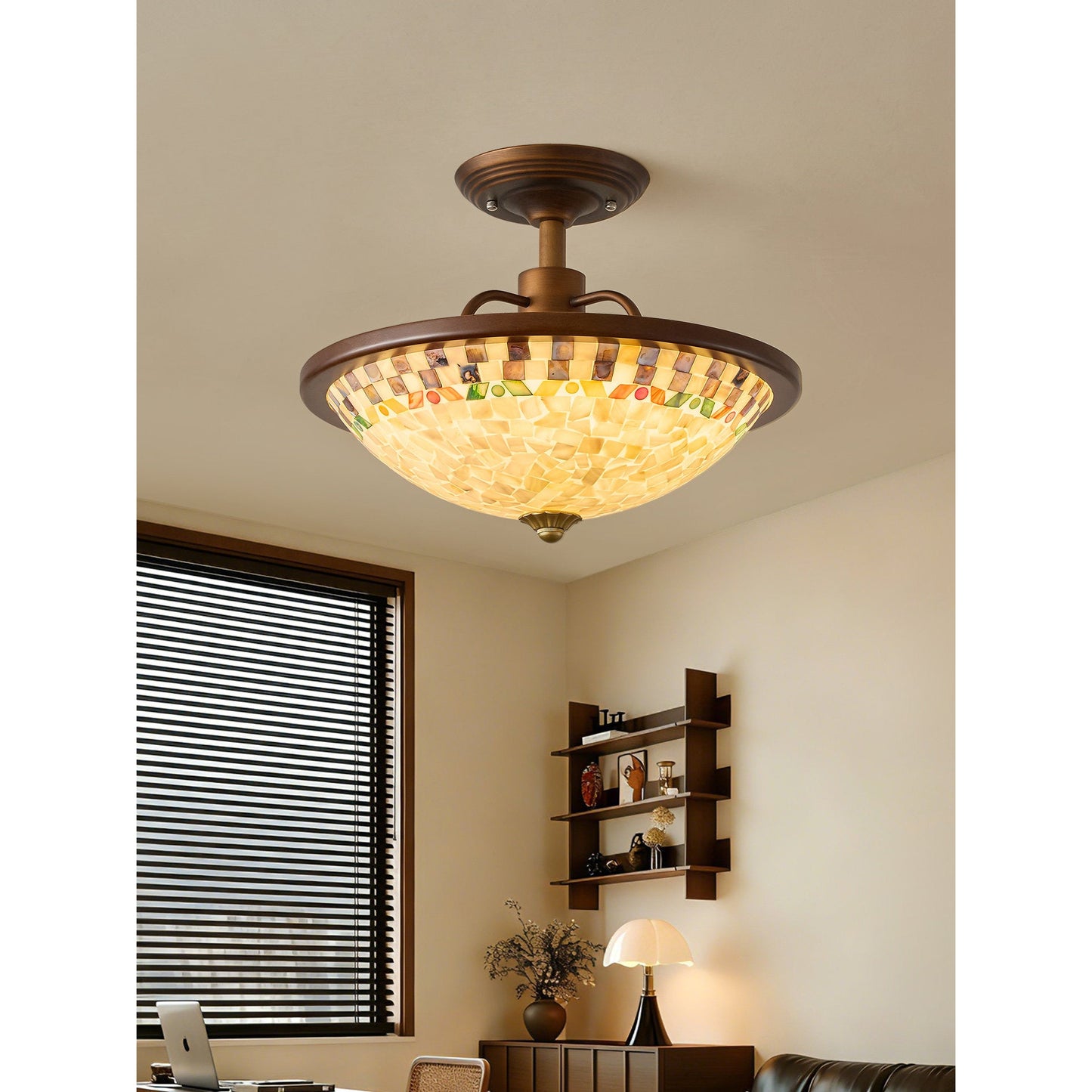 Bradshaw Mosaic Flush Mount
