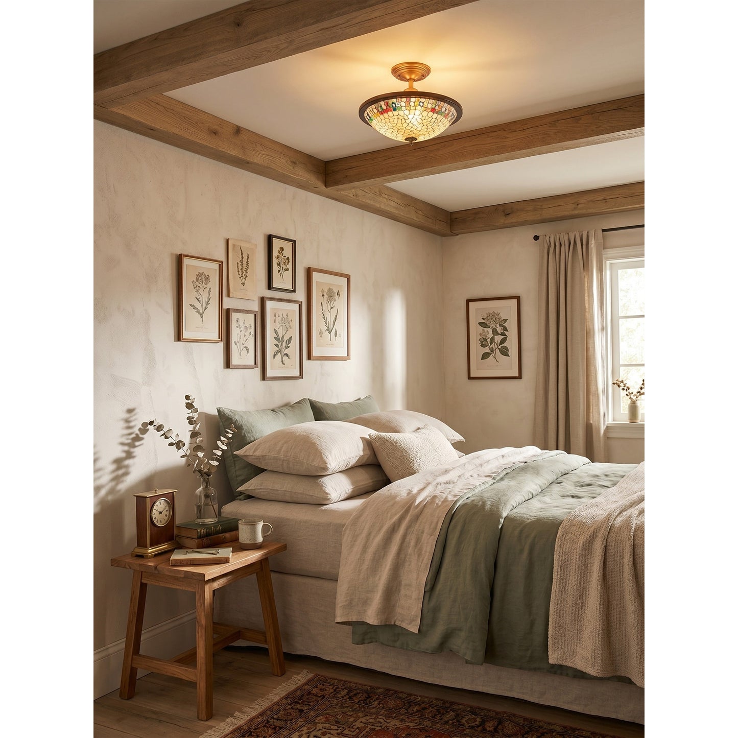 Bradshaw Mosaic Flush Mount