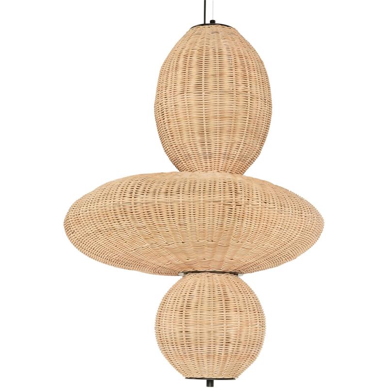Bubbles Rattan Chandelier