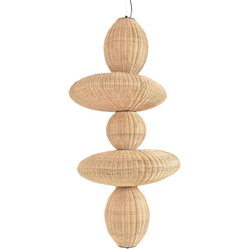 Bubbles Rattan Chandelier