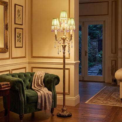 Carins Pleated Floor Lamp