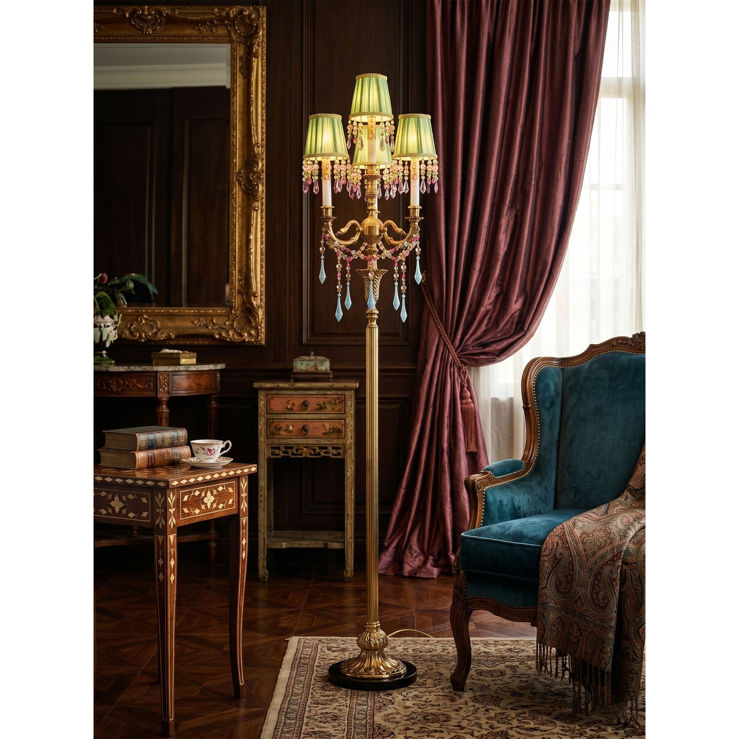Carins Pleated Floor Lamp