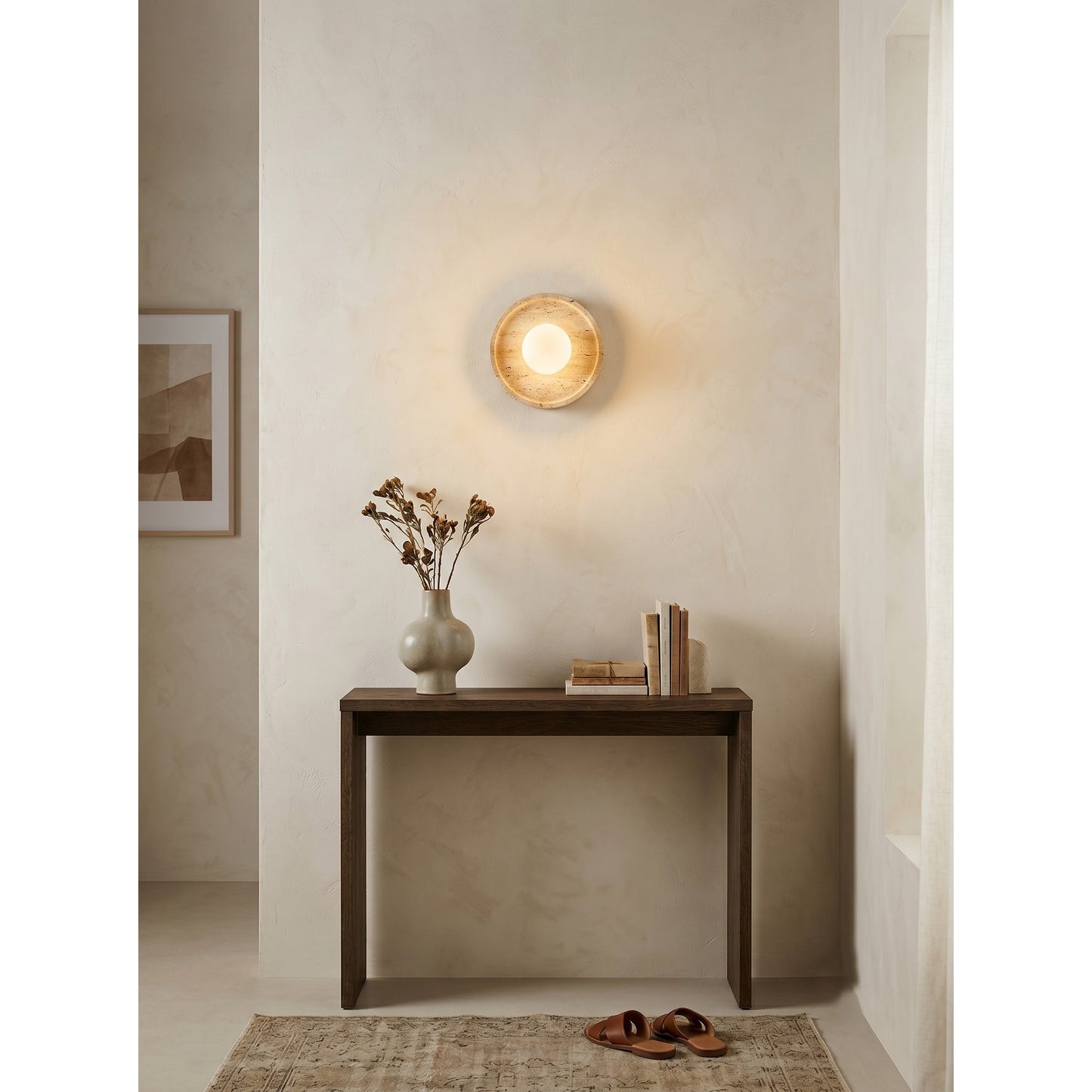 Celeste Travertine Wall Sconce