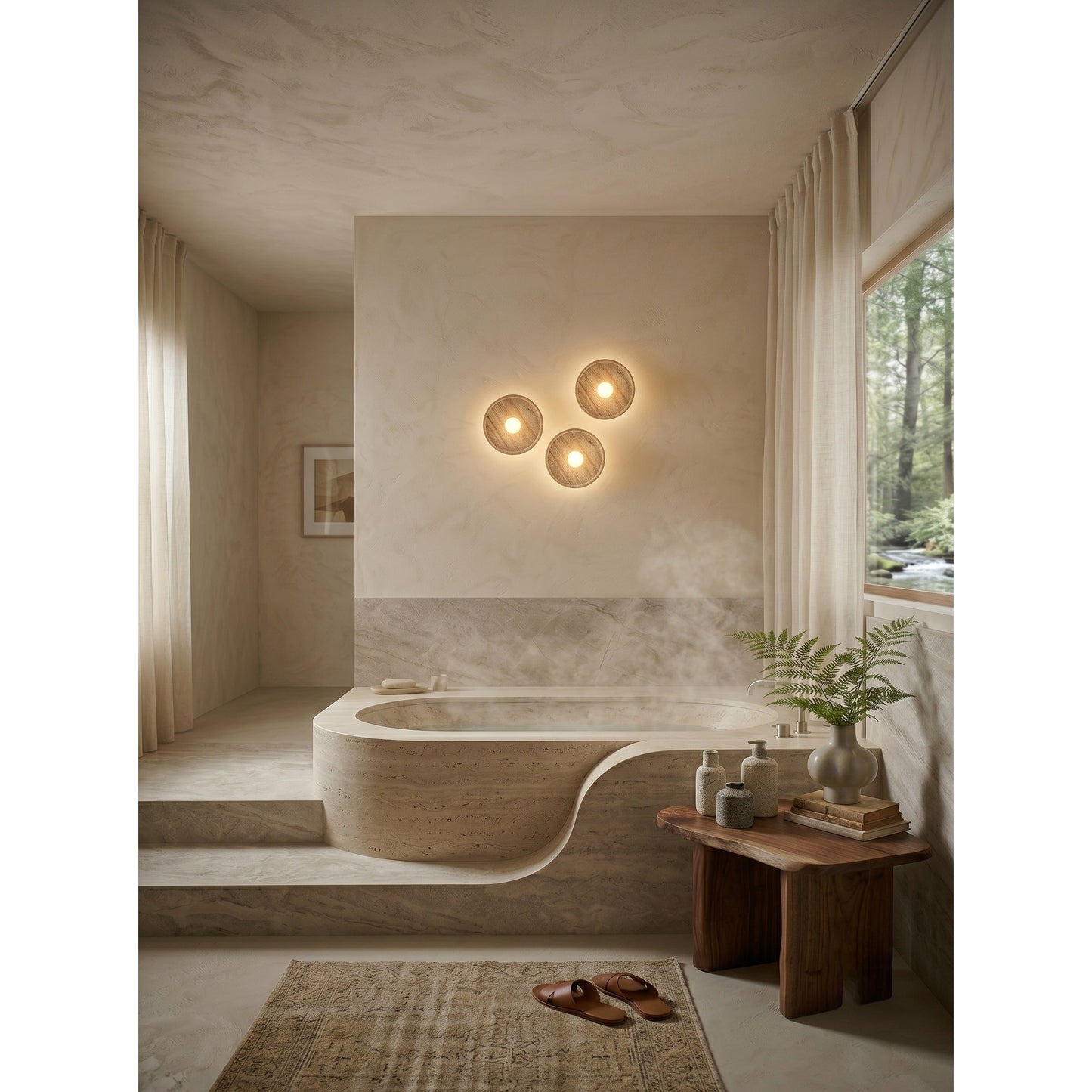 Celeste Travertine Wall Sconce
