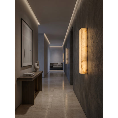 Dara Long Alabaster Wall Sconce