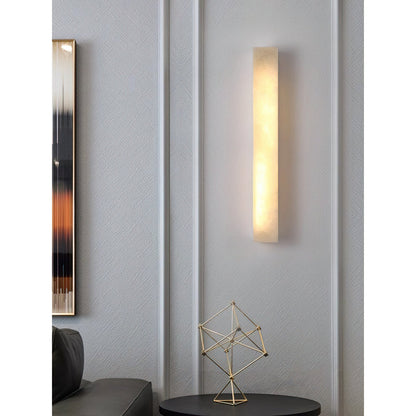 Dara Long Alabaster Wall Sconce