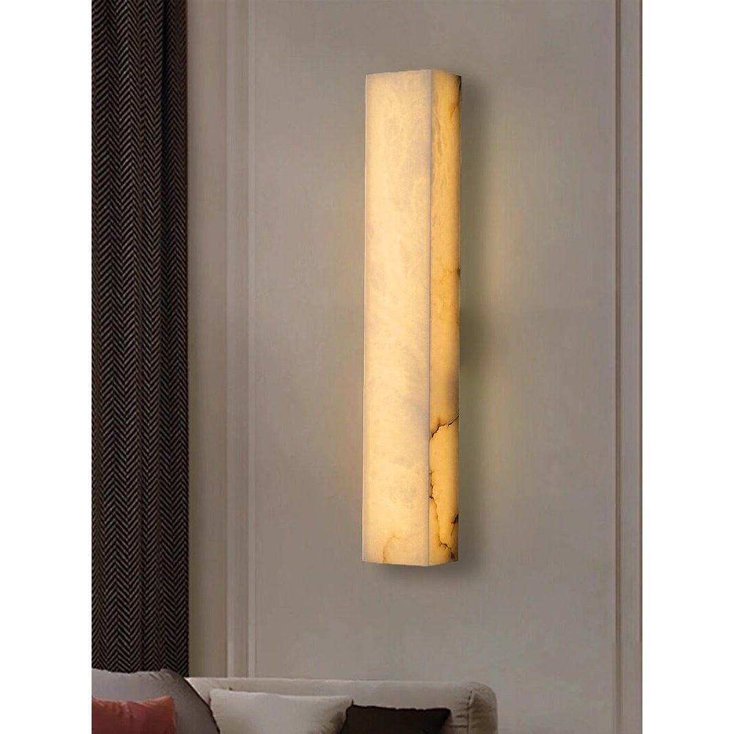 Dara Long Alabaster Wall Sconce